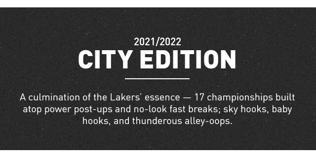 lakers moletom com capuz city edition