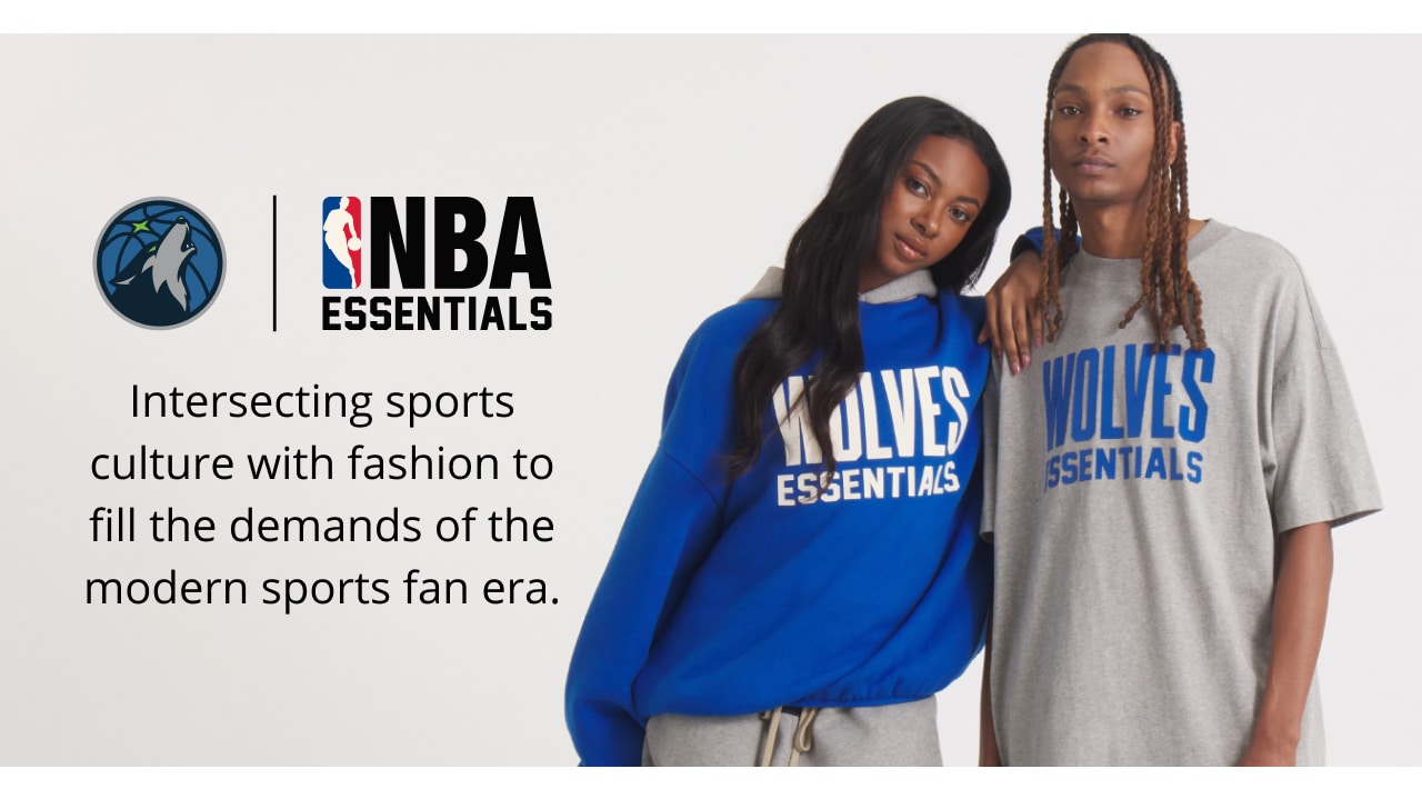 Fear of God Minnesota Timberwolves Gear, Fear of God Timberwolves 